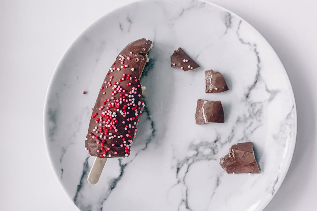 Chocolate Covered Banana Pops