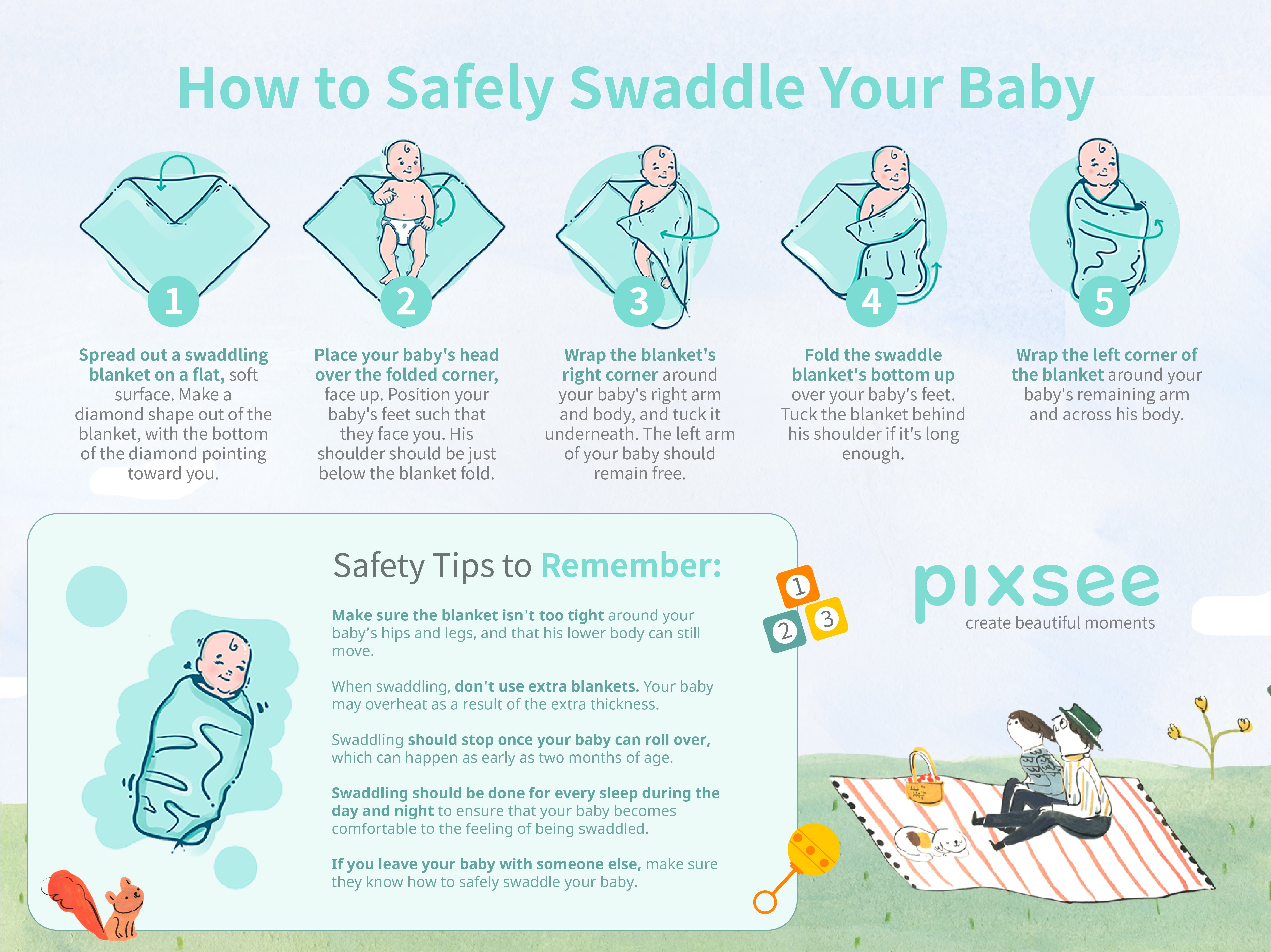 How to Swaddle Blog Graphic