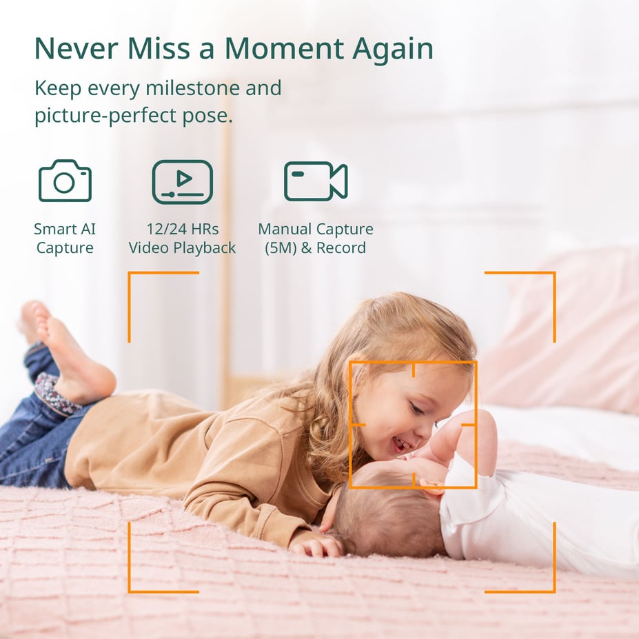 make your newborn photography with Pixsee smart baby monitor