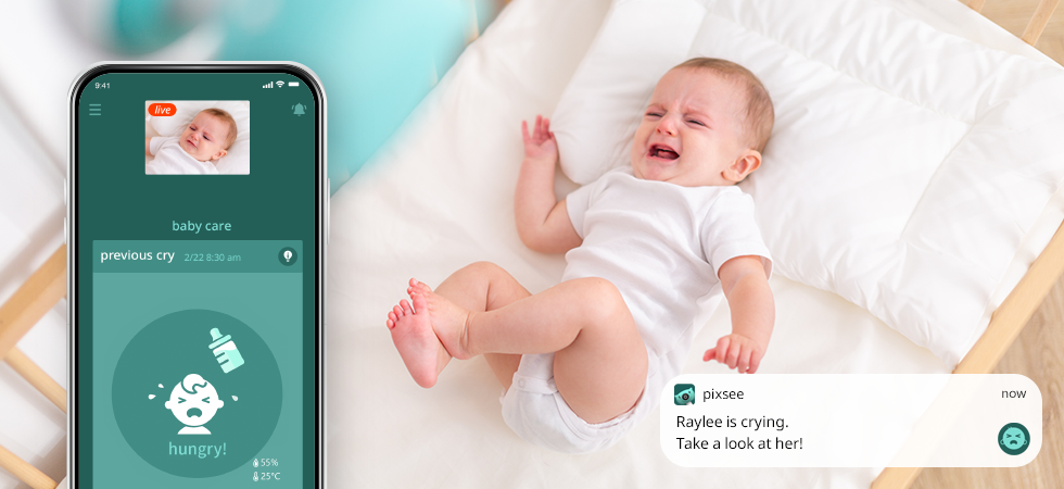 no baby is crying for no reason: decoding baby's cries using Pixsee