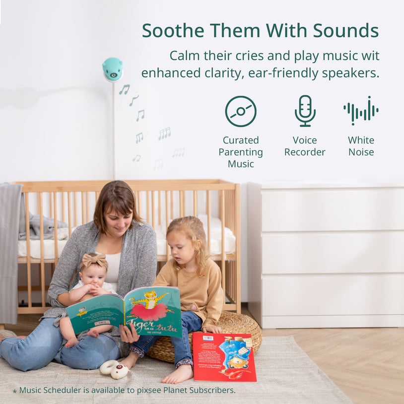 soothe babies with sounds to help them sleep